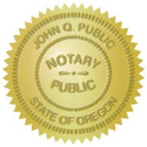 Gold Embossing Label 2-3/16"